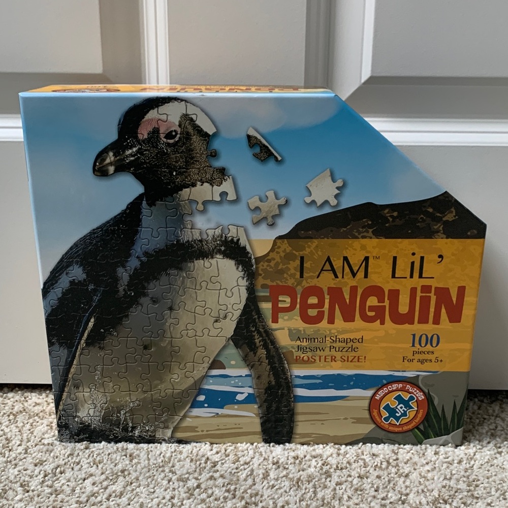 Penguin-Shaped Jigsaw Puzzle
